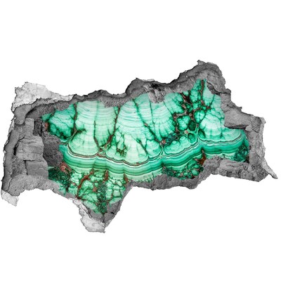 Dziura 3d foto tapeta naklejka Malachit tekstura