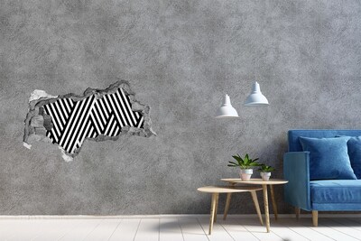 Fototapeta dziura na ścianę Geometryczne tło