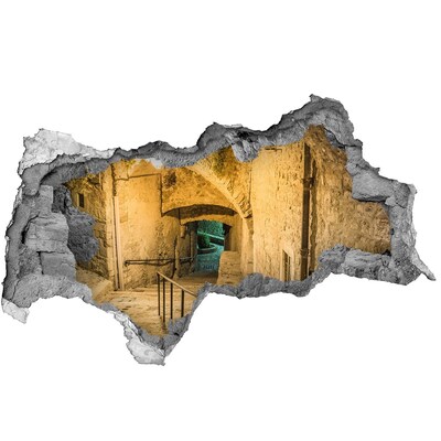 Fototapeta dziura na ścianę Peille nocą Francja