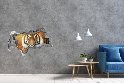 Dziura 3d fototapeta na ścianę Tygrys bengalski