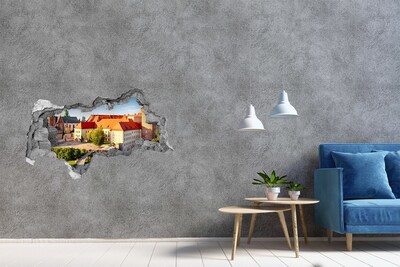 Fototapeta dziura na ścianę 3d Kraków Polska