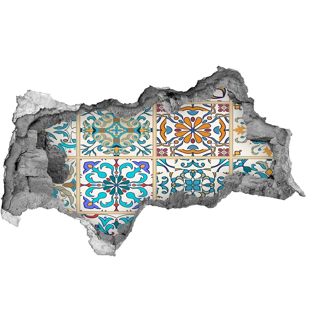 Fototapeta dziura na ścianę Ceramiczne płytki