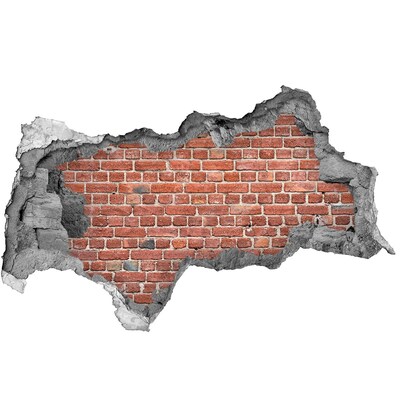 Fotoobraz dziura na ścianę Ceglana ściana