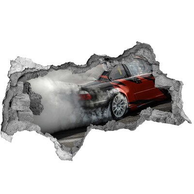 Foto zdjęcie dziura na ścianę Tor do driftu