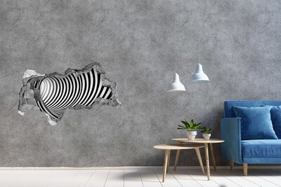 Dziura 3d fototapeta naklejka Tunel 3D