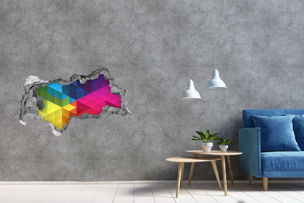 Dziura 3d fototapeta naklejka Geometryczne tło