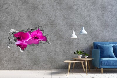 Samoprzylepna dziura naklejka Orchidea
