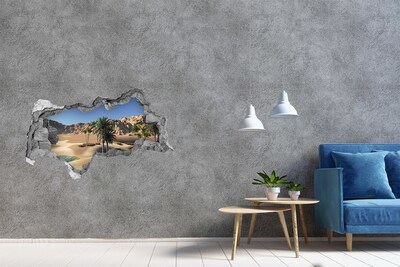 naklejka fototapeta 3D na ścianę cegła Oaza