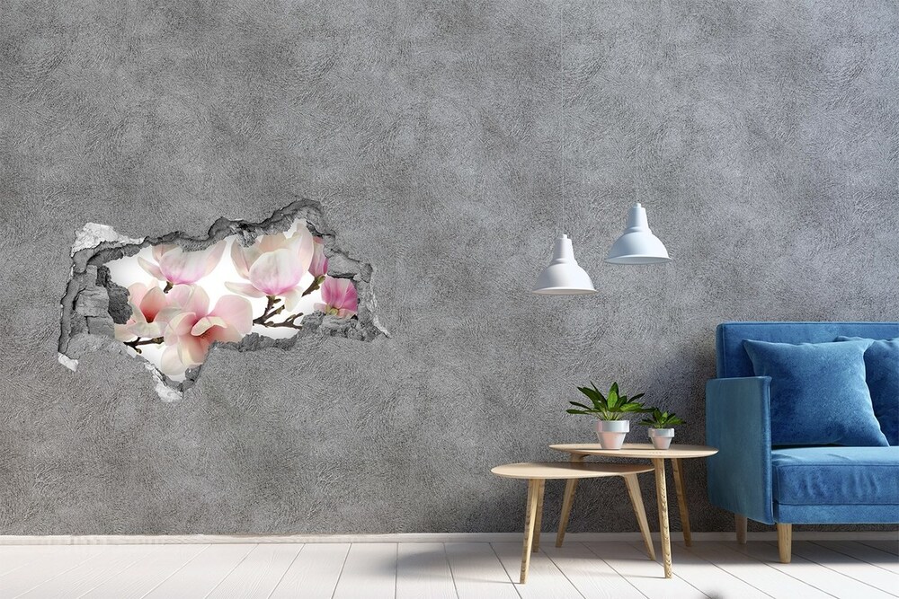 Samoprzylepna dziura naklejka Magnolia