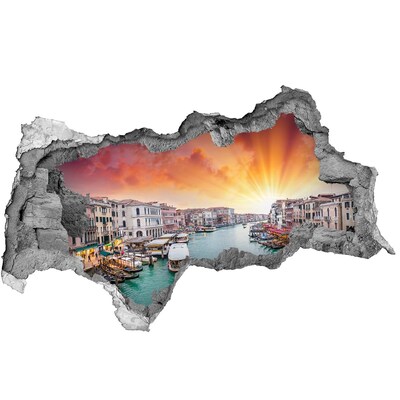 naklejka fototapeta 3D widok beton Wenecja