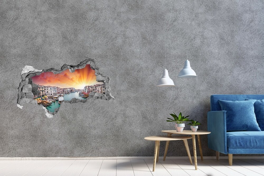 naklejka fototapeta 3D widok beton Wenecja