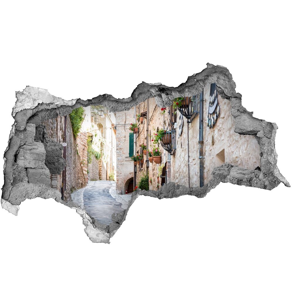 naklejka fototapeta 3D na ścianę Miejska aleja