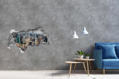 Fototapeta dziura na ścianę 3d Nowy Jork