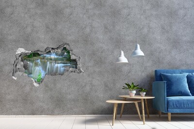 naklejka fototapeta 3D widok beton Wodospad