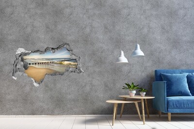 naklejka fototapeta 3D Plaża nad Bałtykiem