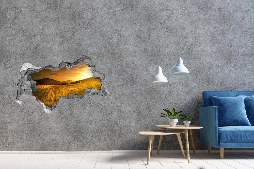 naklejka fototapeta 3D widok Panorama Tatr