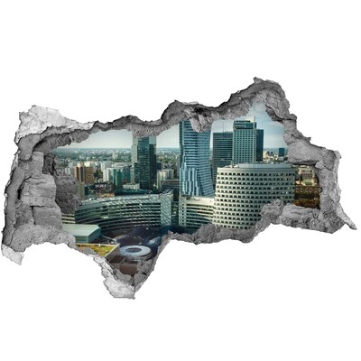 Fototapeta dziura na ścianę 3d Warszawa Polska