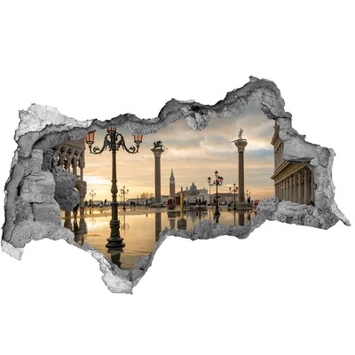 Fototapeta dziura na ścianę 3d Wenecja Włochy