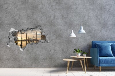 Fototapeta dziura na ścianę 3d Wenecja Włochy