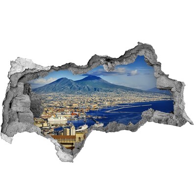 Fototapeta dziura na ścianę 3d Neapol Włochy