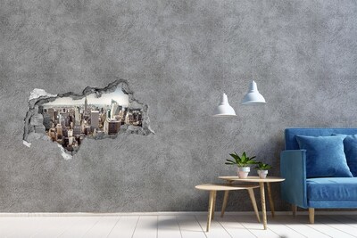 Fototapeta dziura na ścianę 3d Nowy Jork