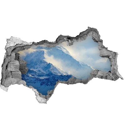 naklejka fototapeta 3D na ścianę Górski szczyt
