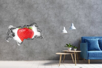 Samoprzylepna naklejka beton Truskawka