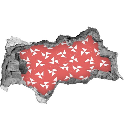 Fotoobraz dziura na ścianę Geometryczne tło