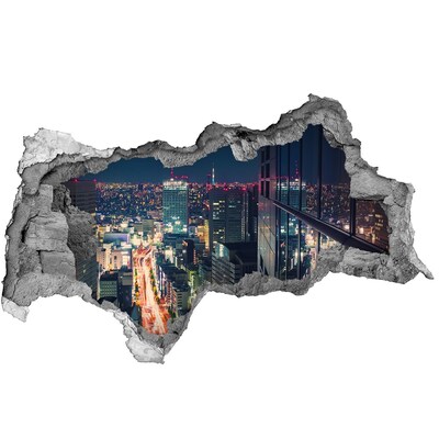 Fototapeta dziura na ścianę 3d Tokio Japonia