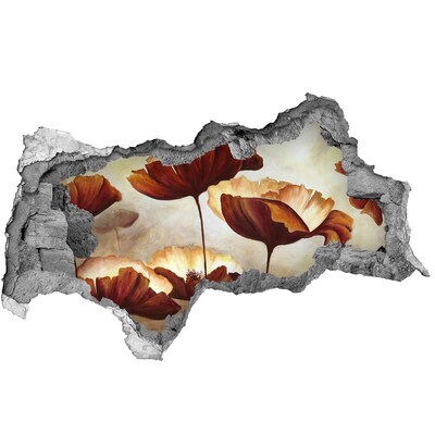 Dziura 3d foto tapeta naklejka Pies z tortem