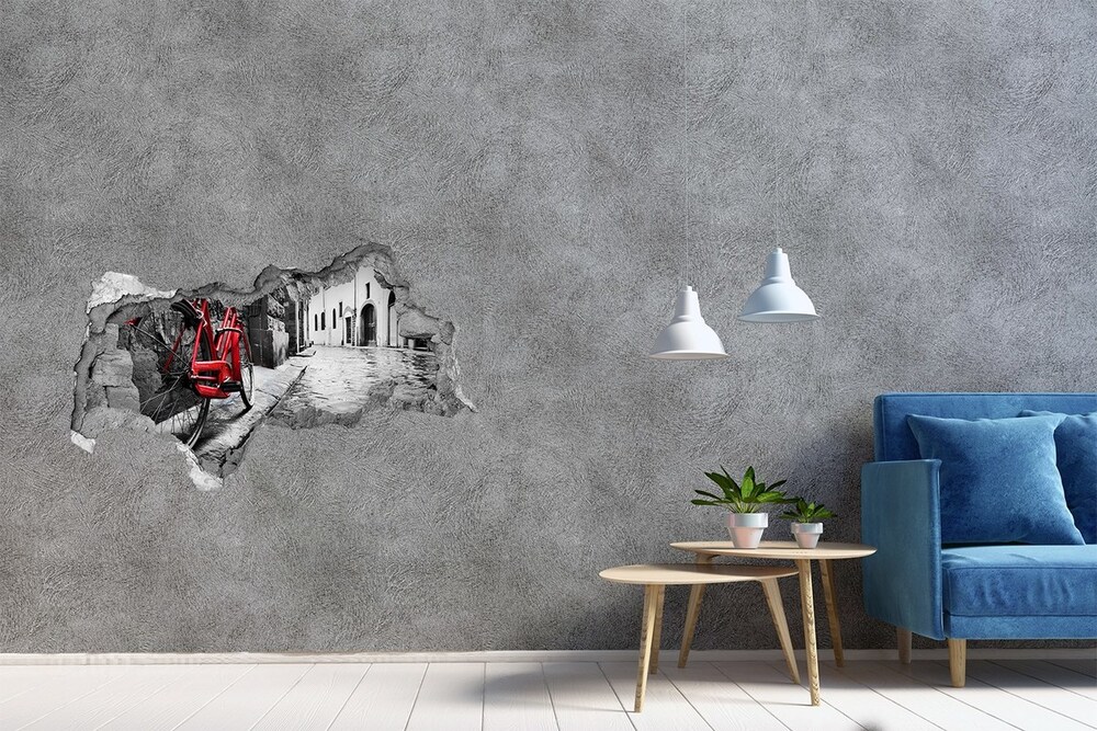 Dziura 3d foto tapeta naklejka Konie w galopie