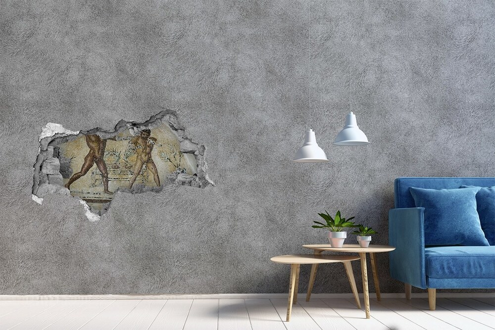 Samoprzylepna dziura na ścianę Mapa świata