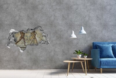 Samoprzylepna dziura na ścianę Mapa świata
