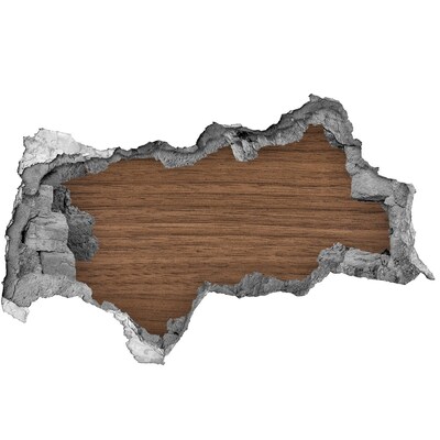 Naklejka 3D dziura na ścianę Różowy kwiat