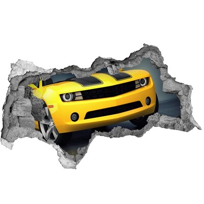 Dziura 3d fototapeta naklejka Żyrafy i zebry