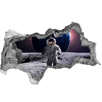 Foto zdjęcie dziura na ścianę Astronauta