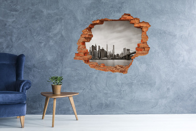 Fototapeta dziura na ścianę Manhattan Nowy Jork