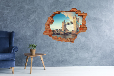 Fototapeta dziura na ścianę Tower bridge Londyn