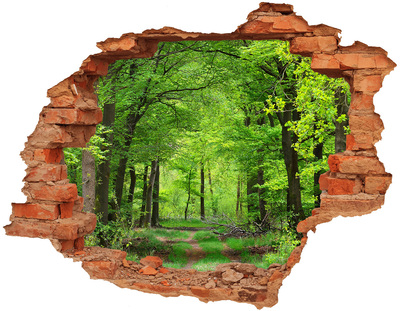 Samoprzylepna naklejka beton Wiosenny las