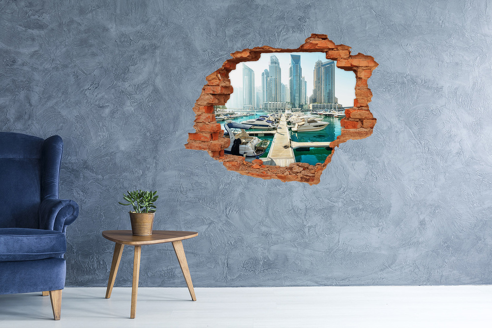 Fototapeta dziura na ścianę Marina w Dubaju