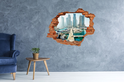 Fototapeta dziura na ścianę Marina w Dubaju