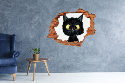 Fototapeta dziura na ścianę Ilustracja kota