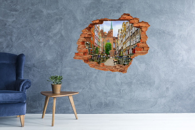 Fototapeta dziura na ścianę Gdańsk Polska