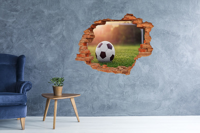 Fototapeta dziura na ścianę 3d Piłka nożna