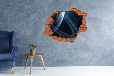 Foto zdjęcie dziura na ścianę Planeta
