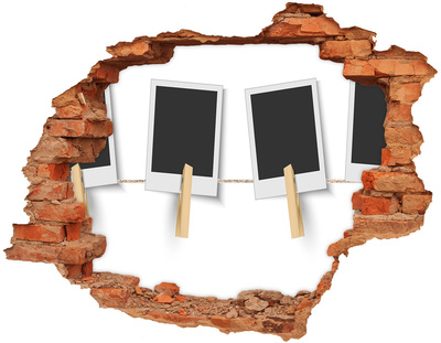 Foto zdjęcie dziura na ścianę Ramki na zdjęcia