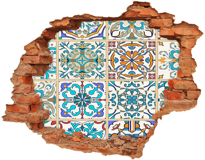 Fototapeta dziura na ścianę Ceramiczne płytki