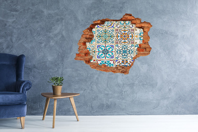 Fototapeta dziura na ścianę Ceramiczne płytki