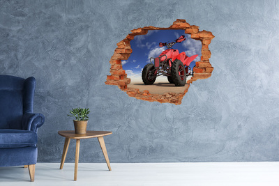 Foto zdjęcie dziura na ścianę Quad na pustyni