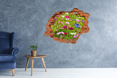 Samoprzylepna naklejka fototapeta Polne kwiaty